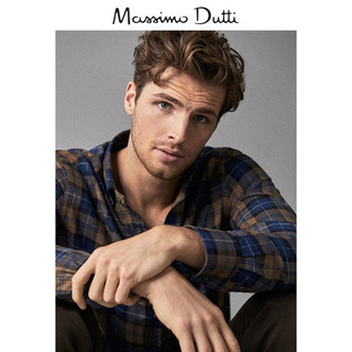 Massimo Dutti 00108009710 男士格子衬衫