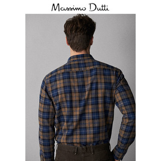 Massimo Dutti 00108009710 男士格子衬衫