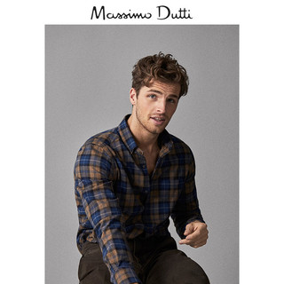 Massimo Dutti 00108009710 男士格子衬衫