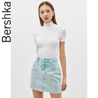 Bershka 巴适卡 00787534538 A字半身牛仔短裙