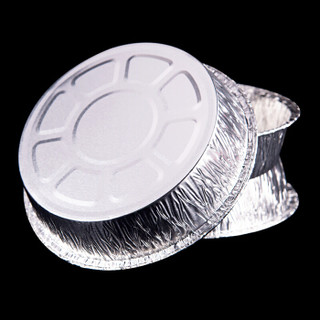 尚烤佳锡纸碗铝箔碗圆形烘焙烧烤锡箔锡纸铝箔盒碗八只装