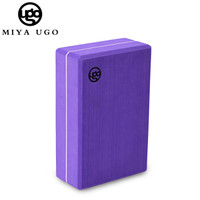 弥雅 瑜伽砖 瑜珈辅助用品 环保EVA材质轻便高密度瑜伽砖 紫色