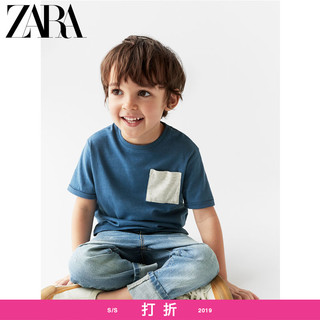 ZARA 03337410400 儿童口袋基本款T恤