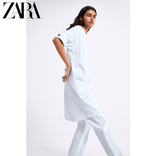 ZARA 04873177250 女款纽扣饰连衣裙 