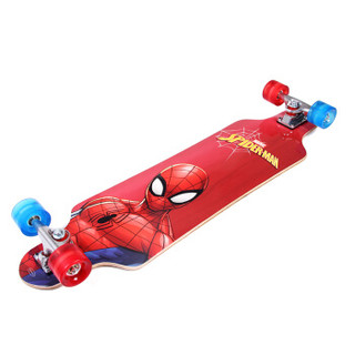 迪士尼漫威（MARVEL）滑板儿童平板四轮全闪长板舞板蜘蛛侠VCD71275-S