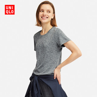 UNIQLO 优衣库 413839 女士DRY-EX圆领T恤