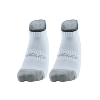 维克利奥VICLEO运动袜子男女袜跑步袜单双装16L18000白色