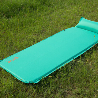 喜马拉雅 自动充气垫单人可拼帐篷防潮垫户外加厚防水地垫睡垫气垫床 绿色