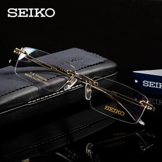 SEIKO 精工 HC1019 C25无框纯钛超轻眼镜架