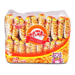 aishang 爱尚 咪咪20包虾条休闲零食薯片大礼包整箱批发好吃的儿童小吃 咪咪（虾味）18g*20包