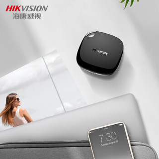 HIKVISION 海康威视 T100 移动固态硬盘 (钢琴黑、240GB)