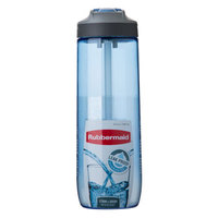 RUBBERMAID 乐柏美 塑料吸管水杯 冰蓝色 709ml