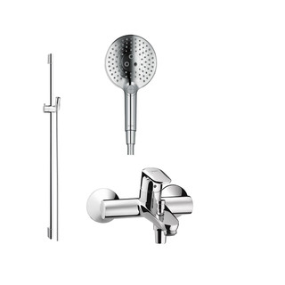 hansgrohe 汉斯格雅 沄雨S120花洒套装 26014007+31940007