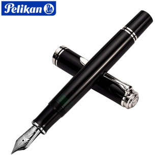 百利金（Pelikan）德国进口M805系列18K金尖钢笔墨水笔 黑色EF