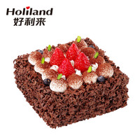 好利来 黑森林 18x18cm 巧克力慕斯轻脆 口味生日蛋糕仅限北京订购