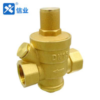 信业 通用阀门 黄铜活塞式减压阀（可接压力表）1寸DN25