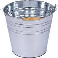 聚远 JUYUAN 铁桶白铁皮桶提水桶 加厚铁皮桶圆桶 提水桶