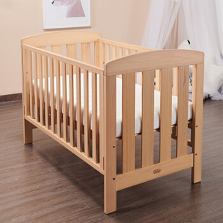 澳洲Boori爱丽丝婴儿床 多功能进口实木儿童床新生儿宝宝床BB床可拼接床 B-ALCBD 杏仁色