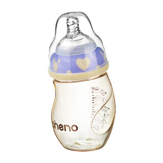 恩尼诺（aneno） 宽口径PPSU奶瓶新生儿婴幼奶嘴初生儿喝水喝奶储奶吸管安抚母婴喂养用品 紫色 180ml