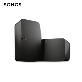 SONOS Beam音响 音箱 小户型家庭影院 WiFi智能家庭影院5.1豪华版  PLAY:5后环绕（黑色）