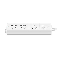 公牛 接线板排插板插座GN-406D大功率16A 3位X13孔 带线 3米 空调热水器