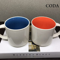 蔻达 CODA 温雅对杯套装 陶瓷杯 D1097 白色