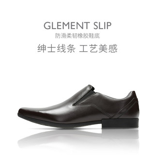 Clarks Glement Slip 男士休闲皮鞋