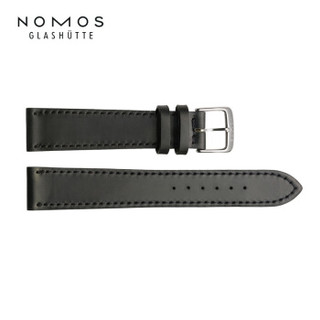 NOMOS表带 霍尔文科尔多瓦黑色马皮原装表带 5827.M