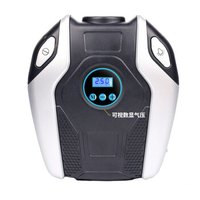 腾驰(CT)车载数显充气泵汽车用打气泵12V便携式小轿车电动轮胎加打气筒充气泵 银色数显