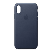 Apple iPhone XS 皮革保护壳/手机壳 午夜蓝