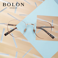 暴龙BOLON光学眼镜中性款光学镜复古圆框近视眼镜架BJ7013B20