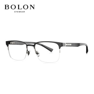 暴龙BOLON光学镜男款方框眼镜架可配近视镜片BJ7058+暴龙1.67