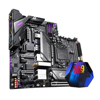 GIGABYTE 技嘉 Z390 AORUS ELITE 主板+intel 英特尔 Core i9-9900K 处理器 板U套装