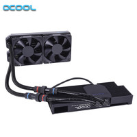 阿尔法酷(ALPHACOOL)北极狼GPU显卡一体式水冷散热器240冷排 2080Ti M01