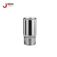 捷科（JETECH）SK3/8-D22 3/8“系列10mm六角公制加长套筒22mm