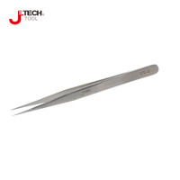 捷科（JETECH）TT-1  110mm特尖头短镊子 高级不锈钢