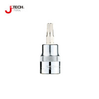 捷科（JETECH）SK3/8-T25 3/8“系列10mm梅花型旋具套筒（中心不带孔）