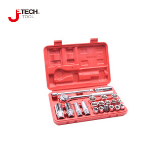 捷科（JETECH）SK3/8-21SP 21件套3/8系列10mm公制组套工具 汽车维修汽保汽修工具