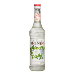 莫林 MONIN 风味糖浆 鸡尾酒调酒辅料700ml 莫西多薄荷风味 *3件