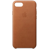 Apple iPhone 8/7 皮革手机壳/手机套 - 鞍褐色
