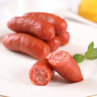 喜旺 蒜香冷切肠 160g *5袋 火腿肠零食小香肠蒜肠