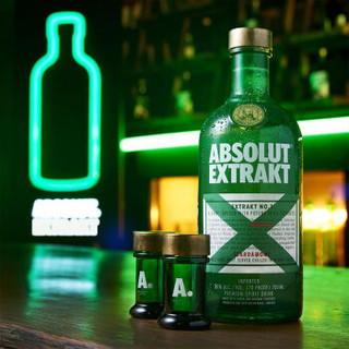 绝对伏特加（Absolut Vodka）洋酒 X伏特加风味配制酒 700ml 原装进口