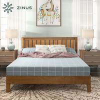 Zinus 际诺思 新中式古典松木实木床 150cm*200cm
