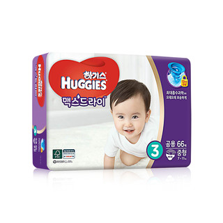 HUGGIES 好奇 超干爽系列 纸尿裤 M66片*4包