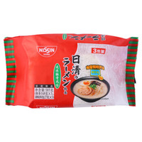 日清( 日清食品 NISSIN )速冻豚骨风味拉面 3包装 原装进口 面条 585g/袋