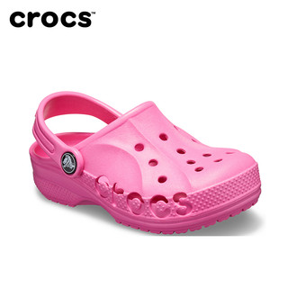 Crocs 卡骆驰 205483-6L0 新款贝雅克骆格 儿童经典洞洞鞋 亮光红 28(165mm)