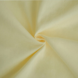 福花   福花家纺简约纯色1.2米床黄色磨毛三件套被套170*230