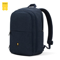 LEVEL8 地平线8号 商务休闲双肩包背包 15.6英寸大容量男士电脑包蓝色（锤科出品）