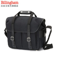 白金汉（Billingham）307L 经典系列 单肩摄影包 一机三镜一闪（黑色/黑色色皮 尼龙款）