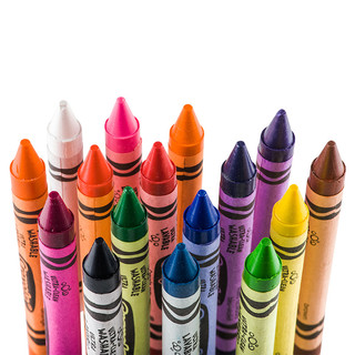 Crayola 绘儿乐 儿童可水洗大蜡笔 16色
